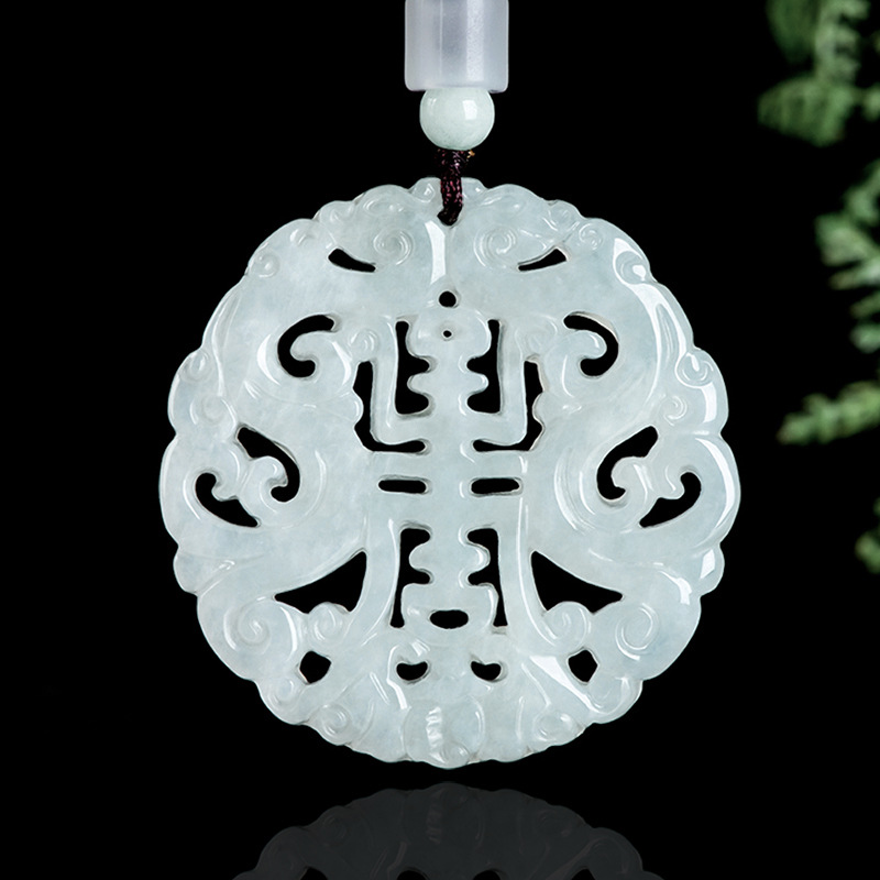 Women'S Accessories Jewelry - Burmese Jadeite Dragon Pendant Necklace Vintage