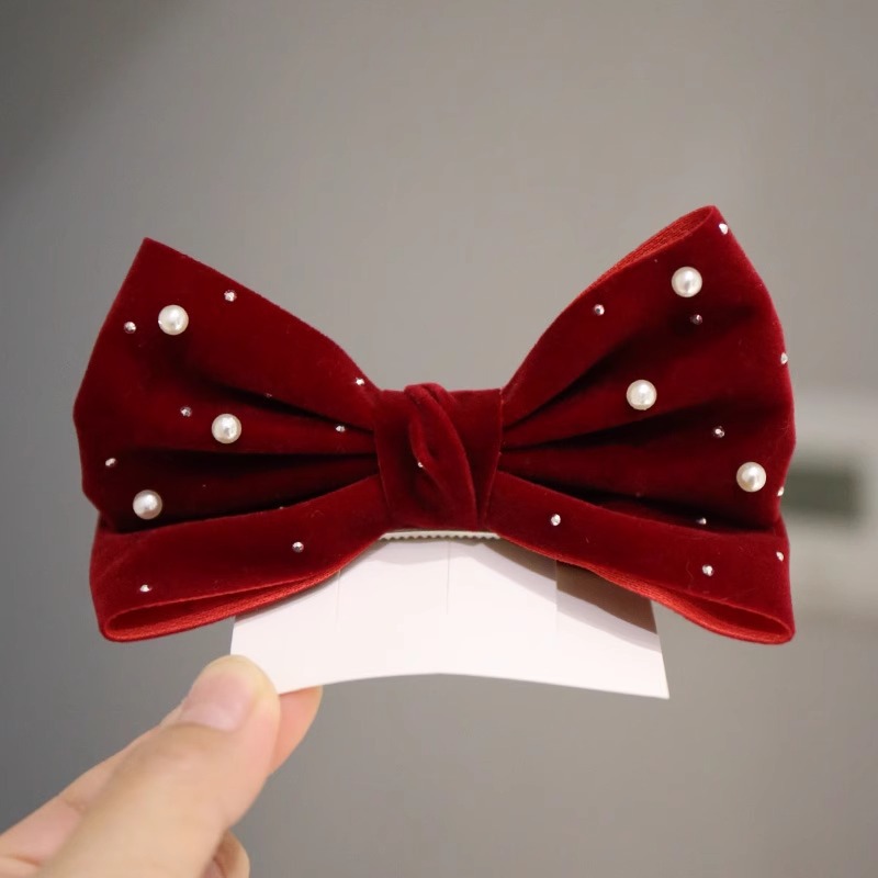 Accessories Brand For Women - Brand New Pearl bow girl headwear