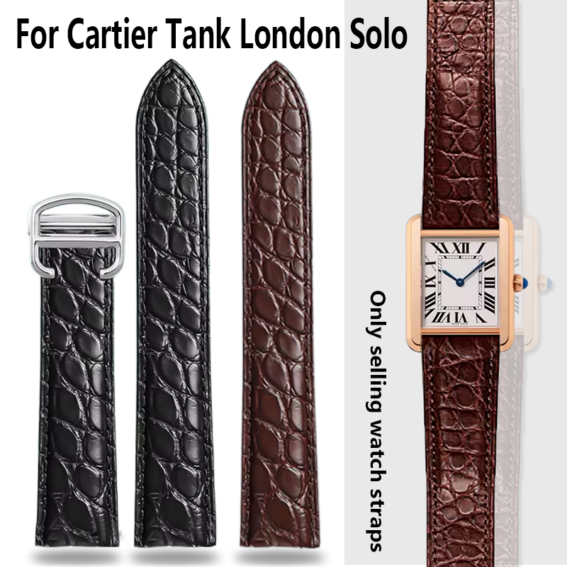 Women'S Accessories Cartier - Crocodile Watchband 16 18 20 22