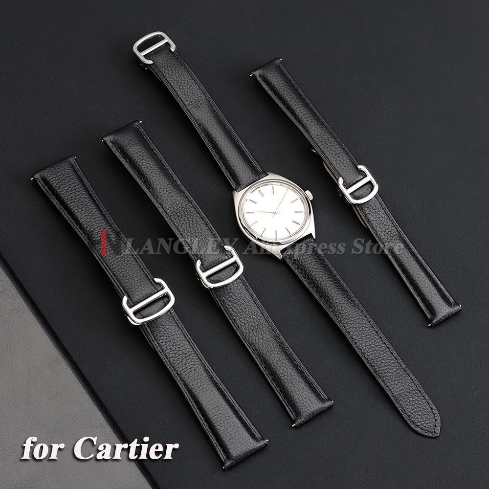 Women'S Accessories Cartier - Genuine Leather Watch Strap for Cartier