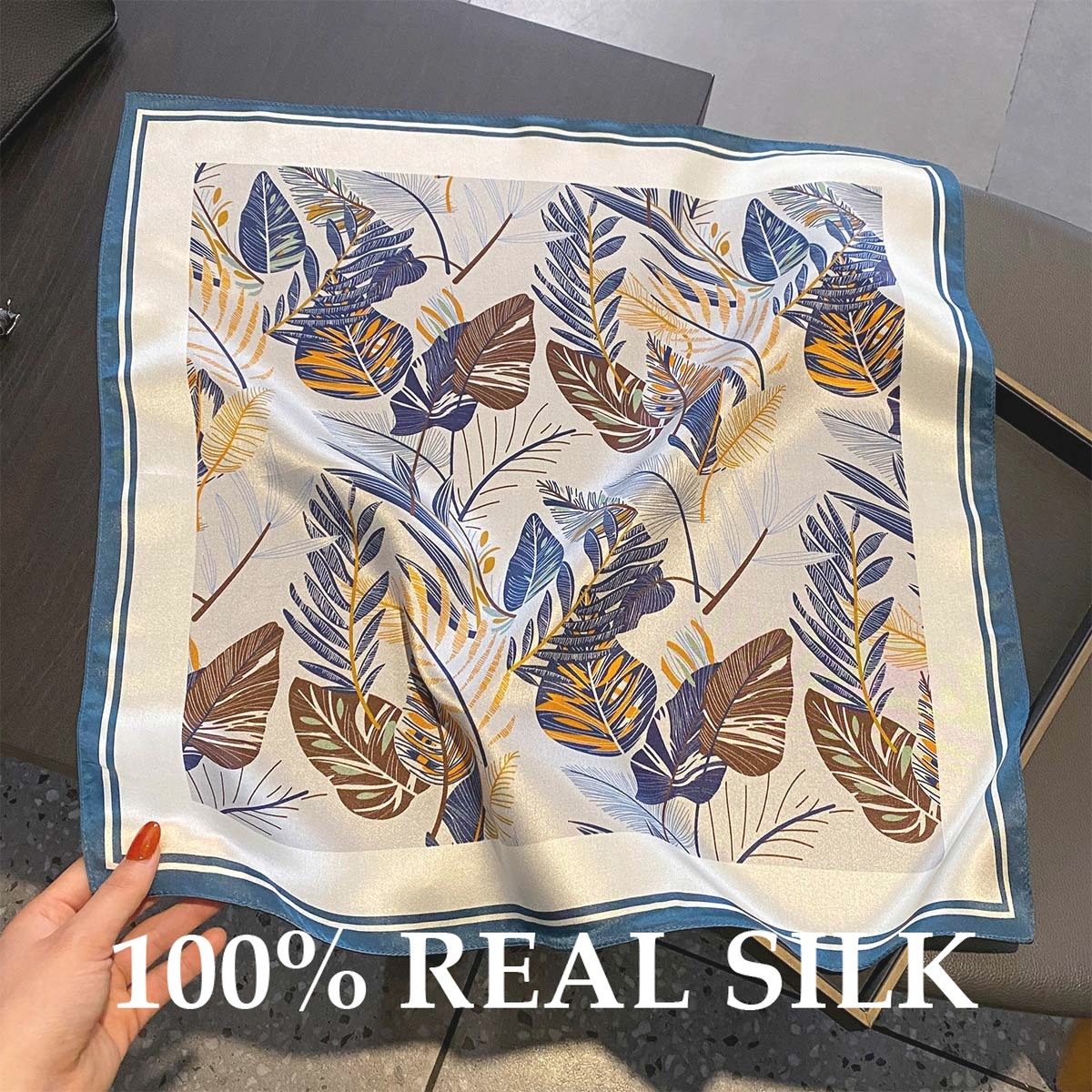 Accessories Brand For Women - Luxury Brand 100% Real Silk Scarf