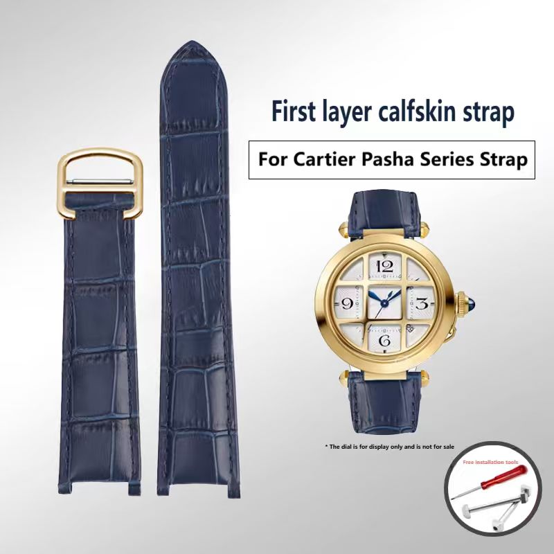 Women'S Accessories Cartier - For Cartier PASHA Genuine leather watch