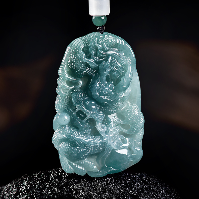 Natural Burmese Jadeite Dragon - огляд і ціна Women'S Accessories Jewelry