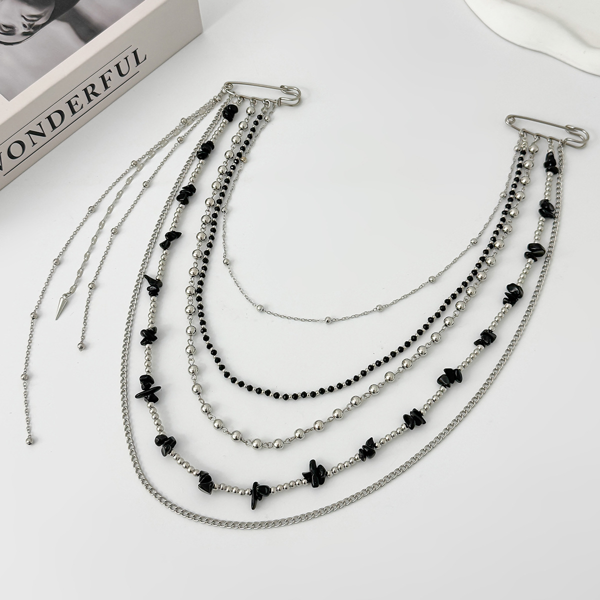 Punk Hip Hop Long Crystal Broo - огляд і ціна Women'S Accessories Jewelry