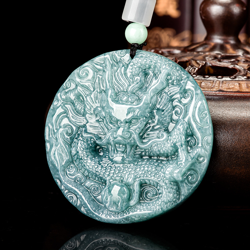 Burmese Jadeite Dragon Pendant - огляд і ціна Women'S Accessories Jewelry
