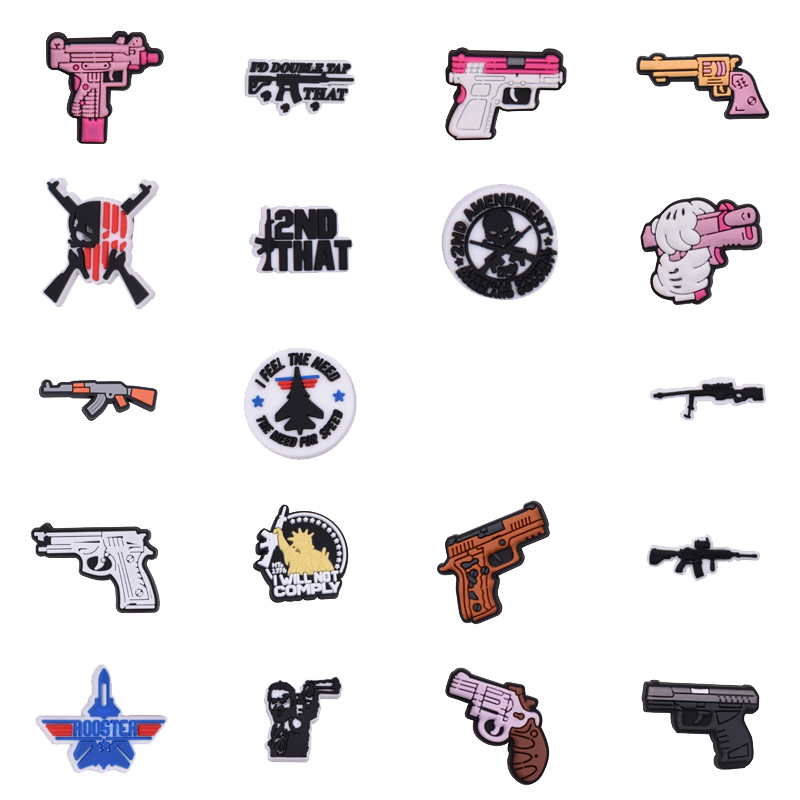 Gun Shoe Charms for Crocs Sand - огляд і ціна Women'S Accessories For Crocs