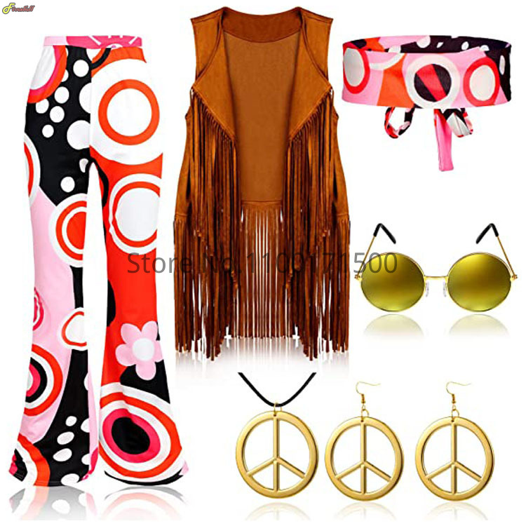 Halloween Hippie Costume Women - огляд і ціна Women'S Accessories In The 70S