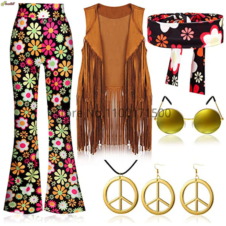 Halloween Hippie Costume Women - огляд і ціна Women'S Accessories In The 70S