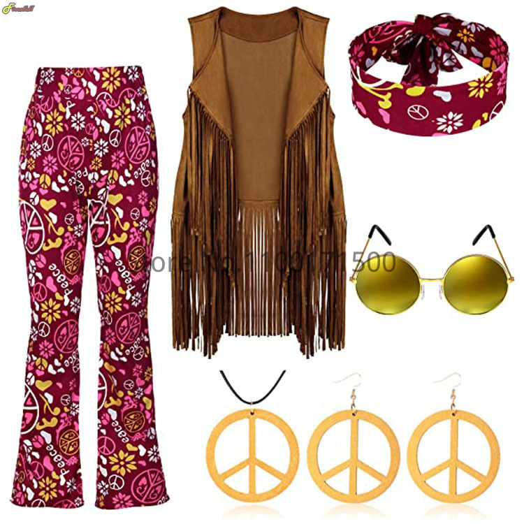 Halloween Hippie Costume Women - огляд і ціна Women'S Accessories In The 70S