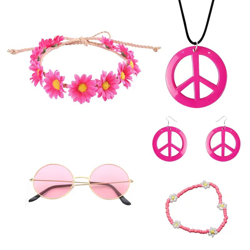 PESENAR Hippie Costume Accesso - огляд і ціна Women'S Accessories In The 70S