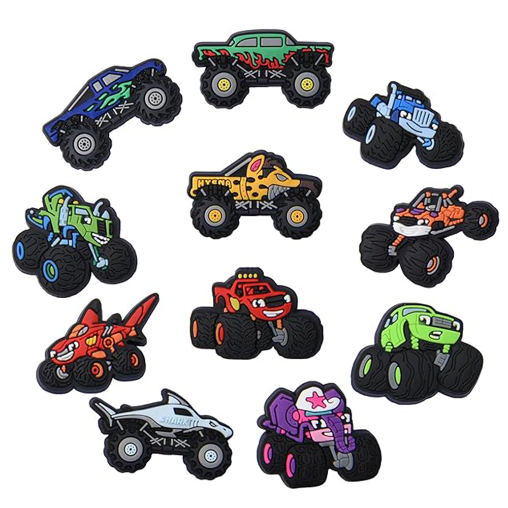 11Pcs Cars Cartoon Shoe Charms - огляд і ціна Women'S Accessories For Crocs
