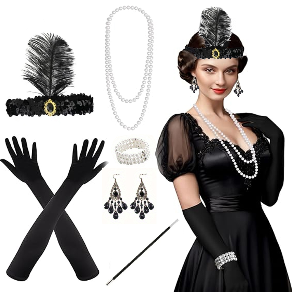 PESENAR 1920s Flapper Accessor - огляд і ціна Women'S Accessories In The 1920S