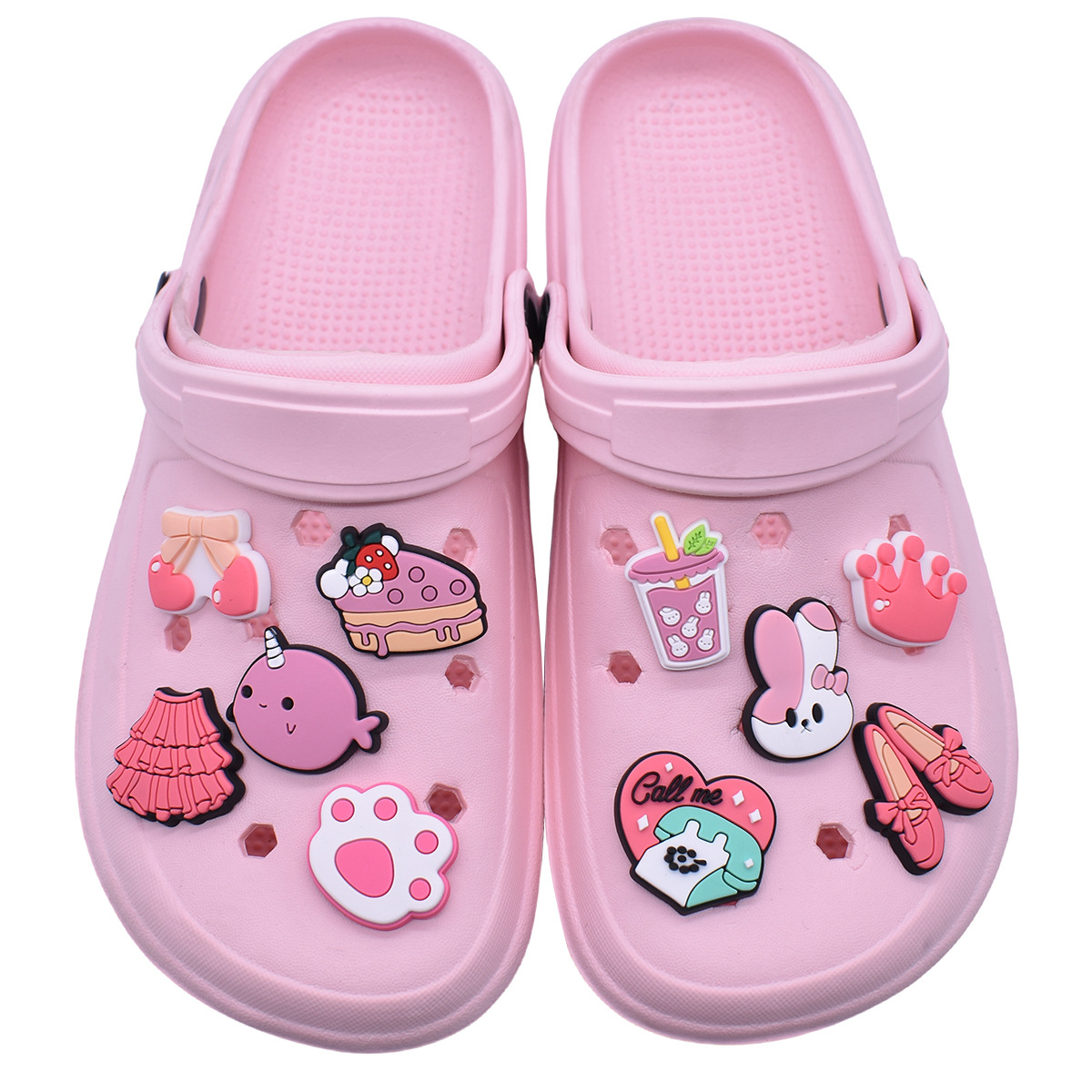 Cute Pink Shoe Charms Decorati - огляд і ціна Women'S Accessories For Crocs