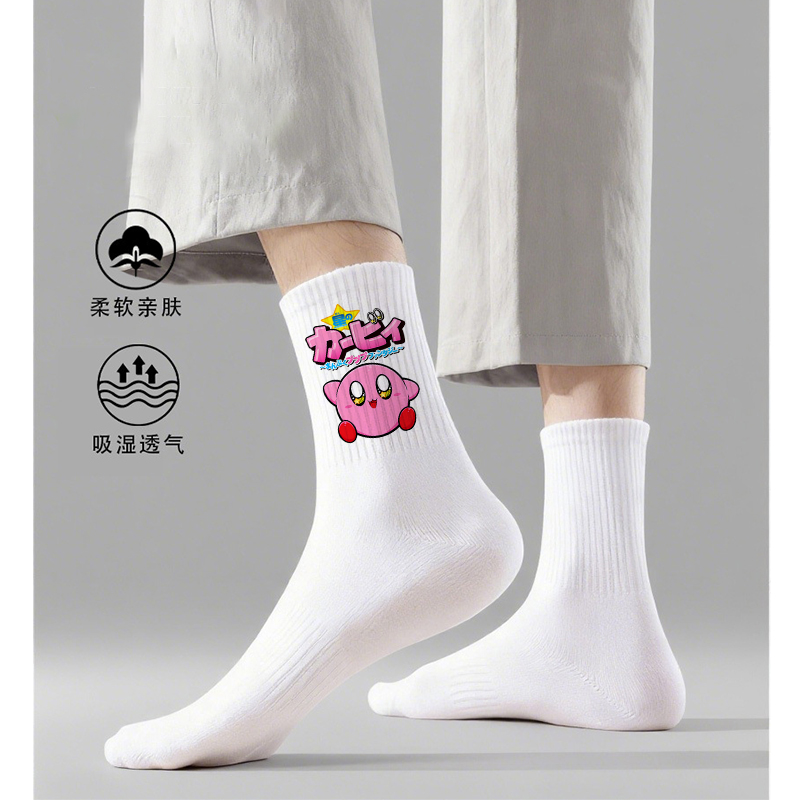 Cartoon Kirby Stockings Women  - огляд і ціна Women'S Ankle Accessories