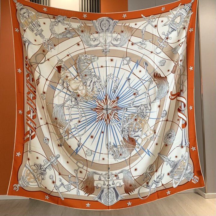 Luxury Brand Scarf Large Silk  - огляд і ціна Accessories Brand For Women