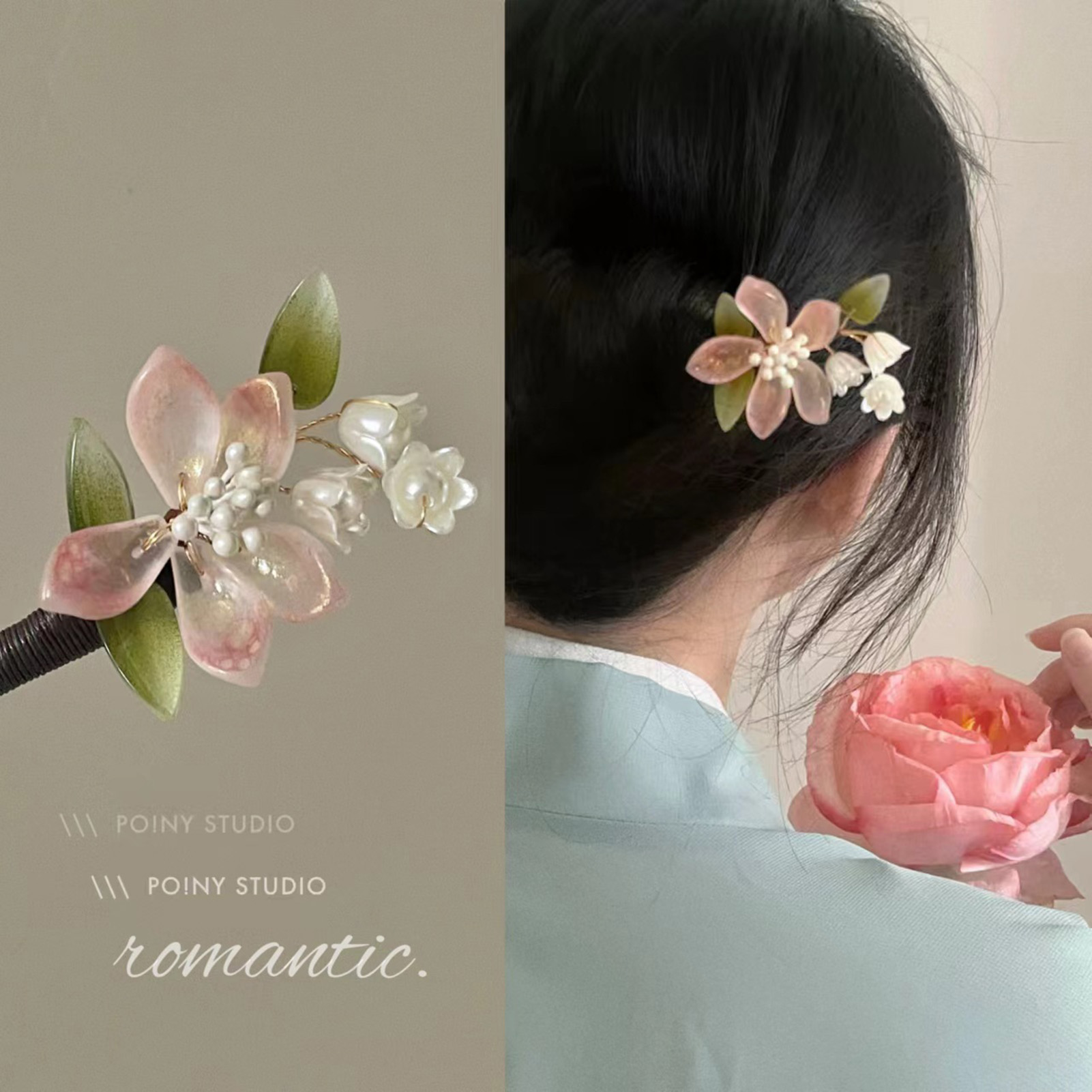 Chinese Style Flower Tassel Ha - огляд і ціна Women Accessories Shop