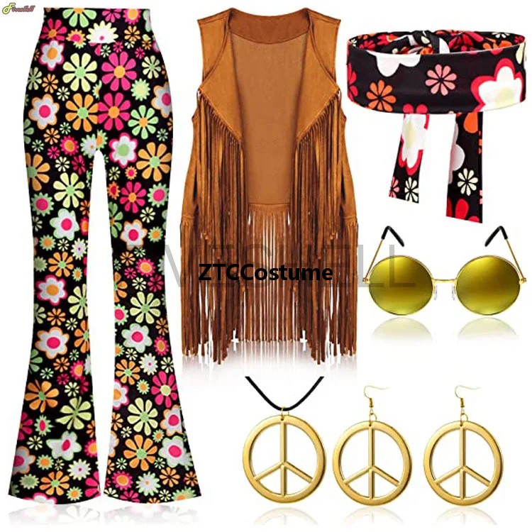 Hippie Costume Women 60s 70s P - огляд і ціна Women'S Accessories In The 70S