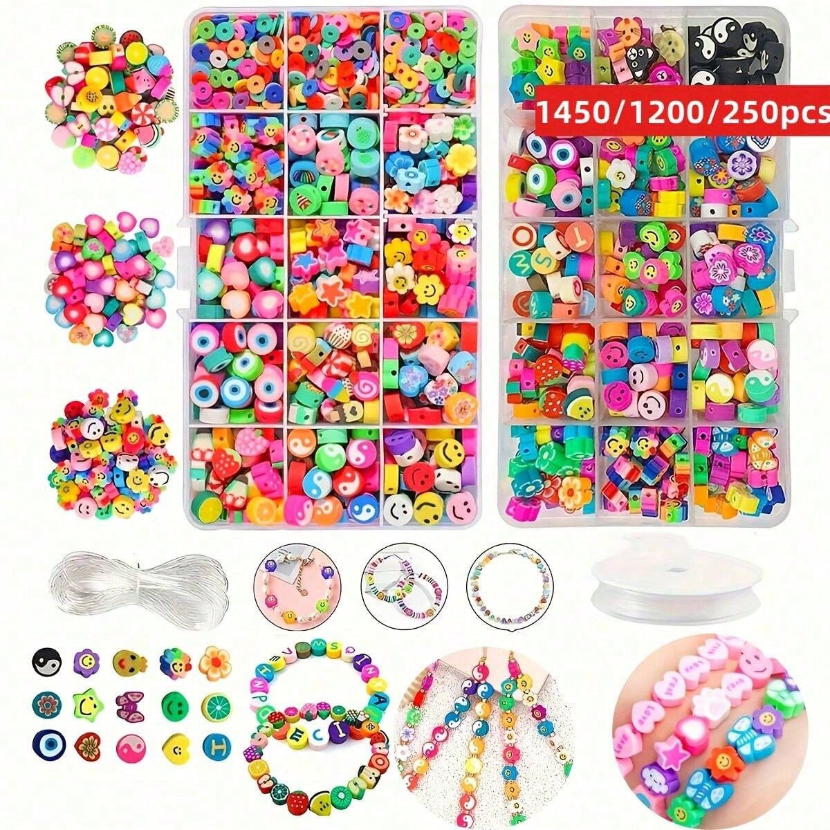 1450/1200/250pcs Polymer Clay  - огляд і ціна Women Accessories Bracelet