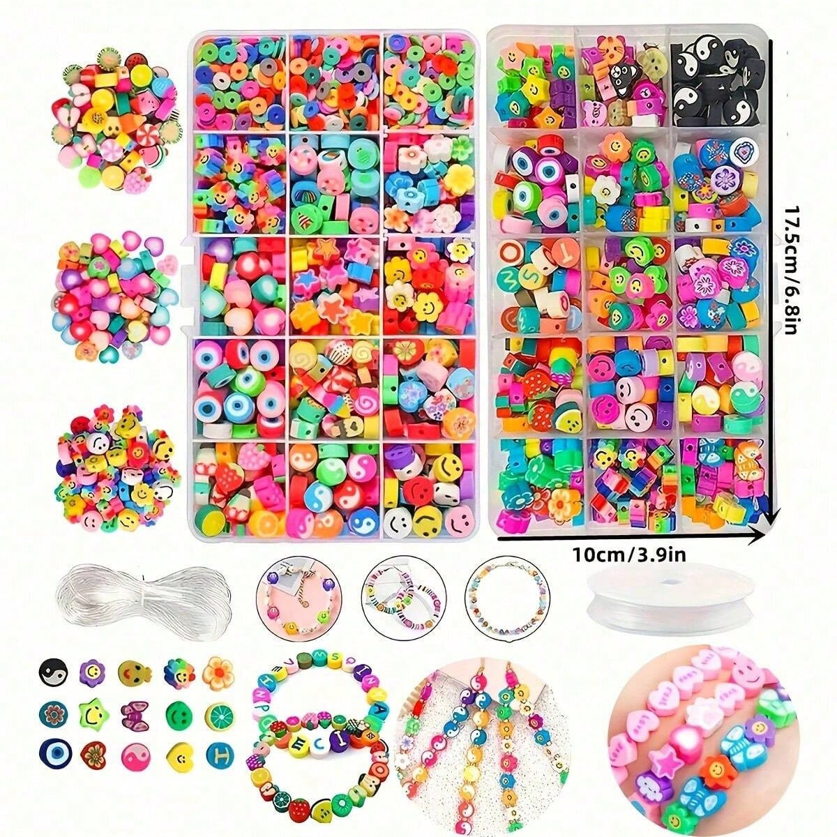 1450/1200/250pcs Polymer Clay  - огляд і ціна Women Accessories Bracelet