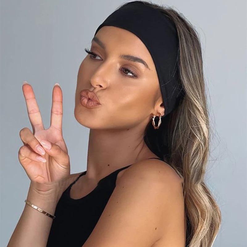 Sweatband for Men Women Elasti - огляд і ціна Women'S Yoga Accessories