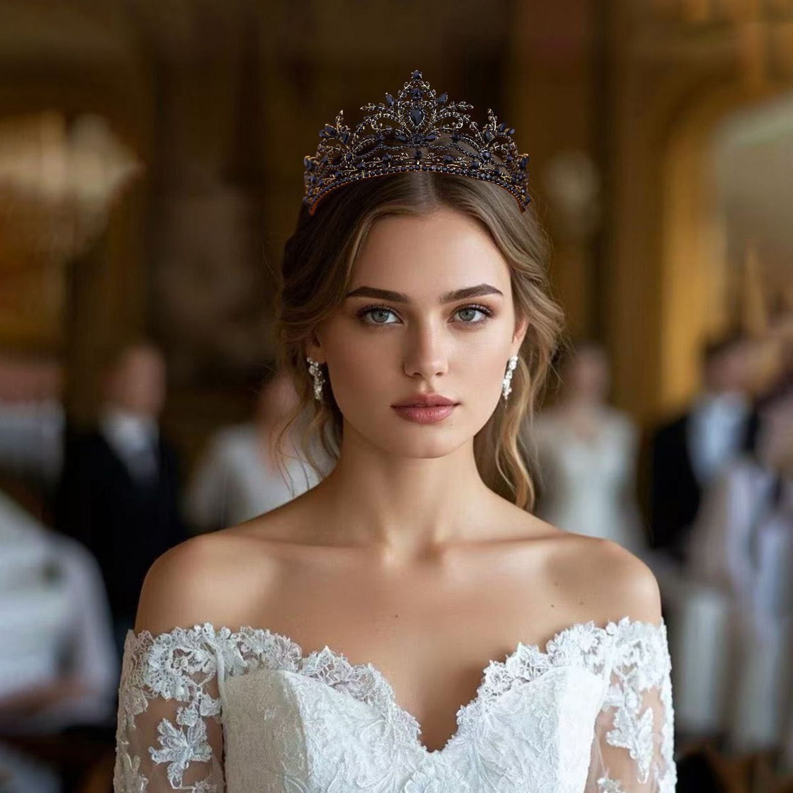 Bridal Crown Sparkling Tiara f - огляд і ціна Women Accessories For Gift