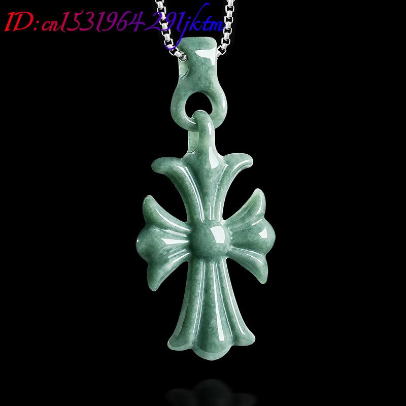 Natural Burmese Jadeite Cross  - огляд і ціна Women'S Accessories Jewelry