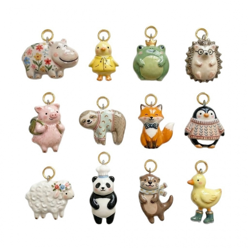 Cute Animal Pendant Hippo Frog - огляд і ціна Women Accessories Bracelet