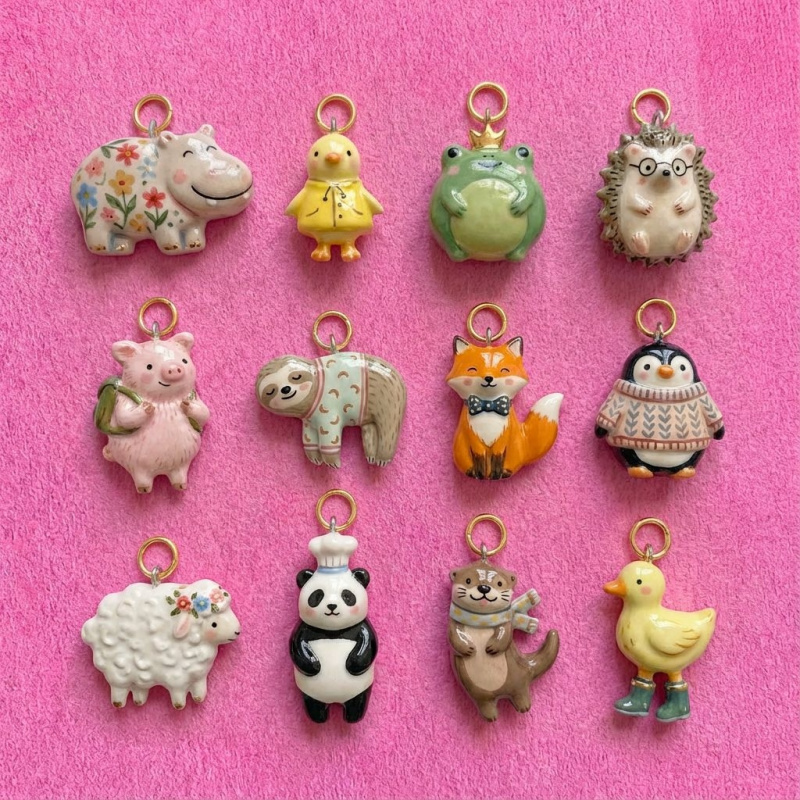 Cute Animal Pendant Hippo Frog - огляд і ціна Women Accessories Bracelet