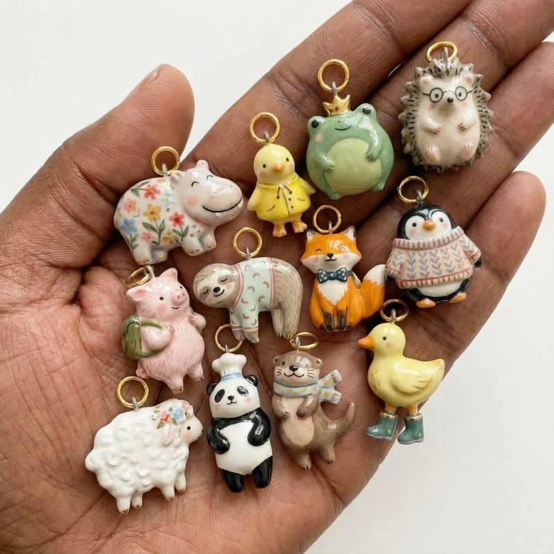 Cute Animal Pendant Hippo Frog - огляд і ціна Women Accessories Bracelet