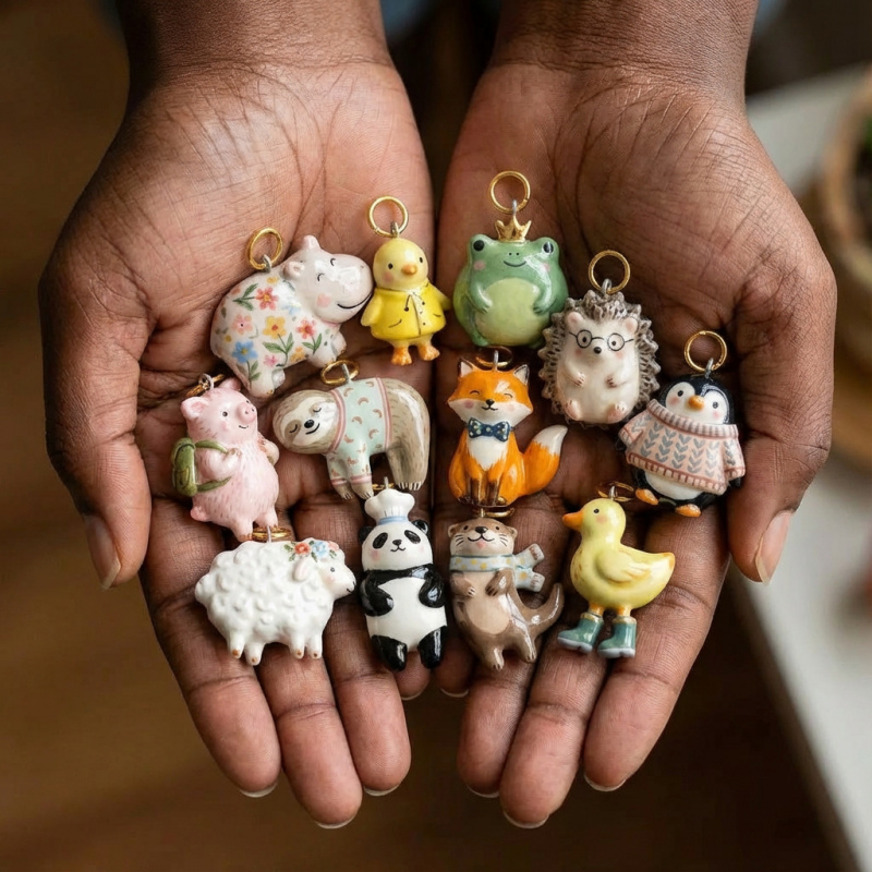 Cute Animal Pendant Hippo Frog - огляд і ціна Women Accessories Bracelet