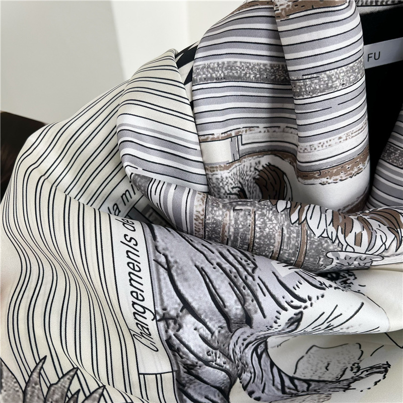 Large Silk Scarfs Brands Desig - огляд і ціна Accessories Brand For Women