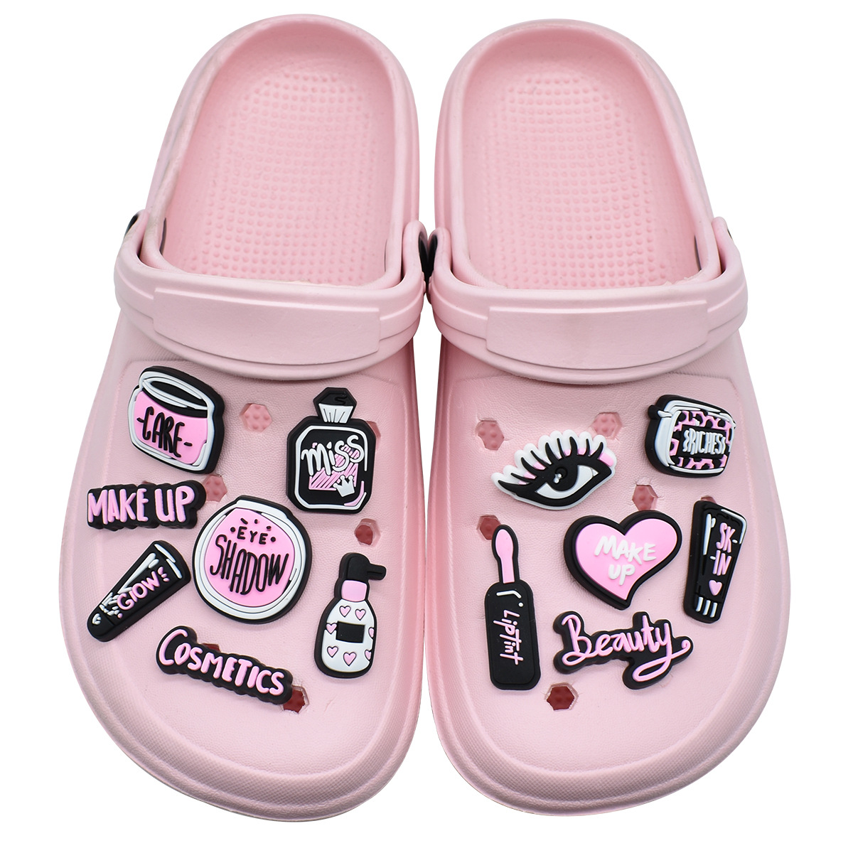 Pink Beauty Makeup Shoe Charms - огляд і ціна Women'S Accessories For Crocs