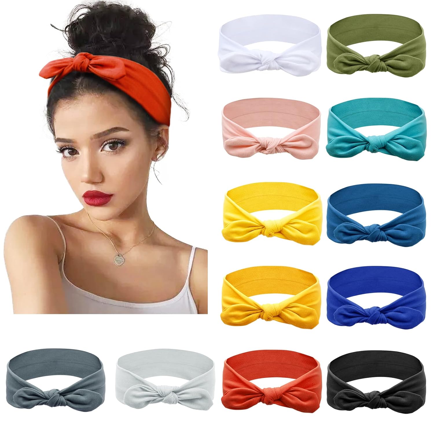Cute Rabbit Ear Headbands for  - огляд і ціна Women'S Yoga Accessories