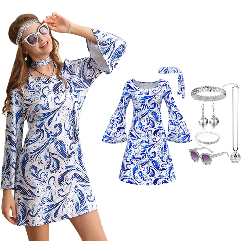 70s Disco Outfit Women 7 PCS D - огляд і ціна Women'S Accessories In The 70S