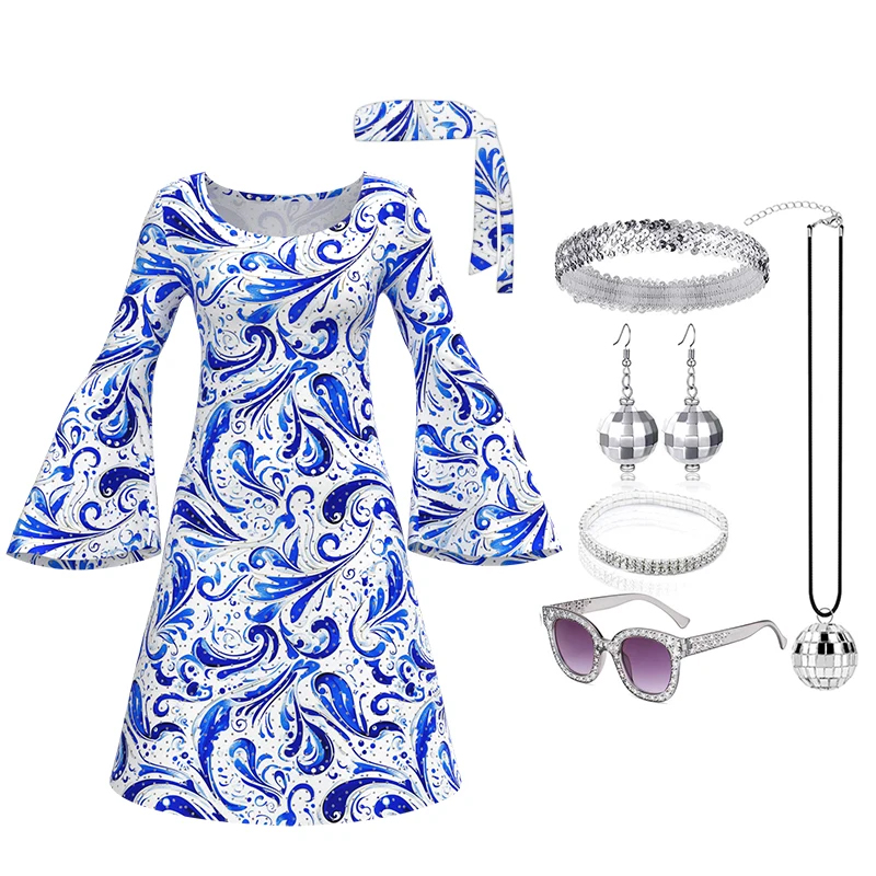 70s Disco Outfit Women 7 PCS D - огляд і ціна Women'S Accessories In The 70S
