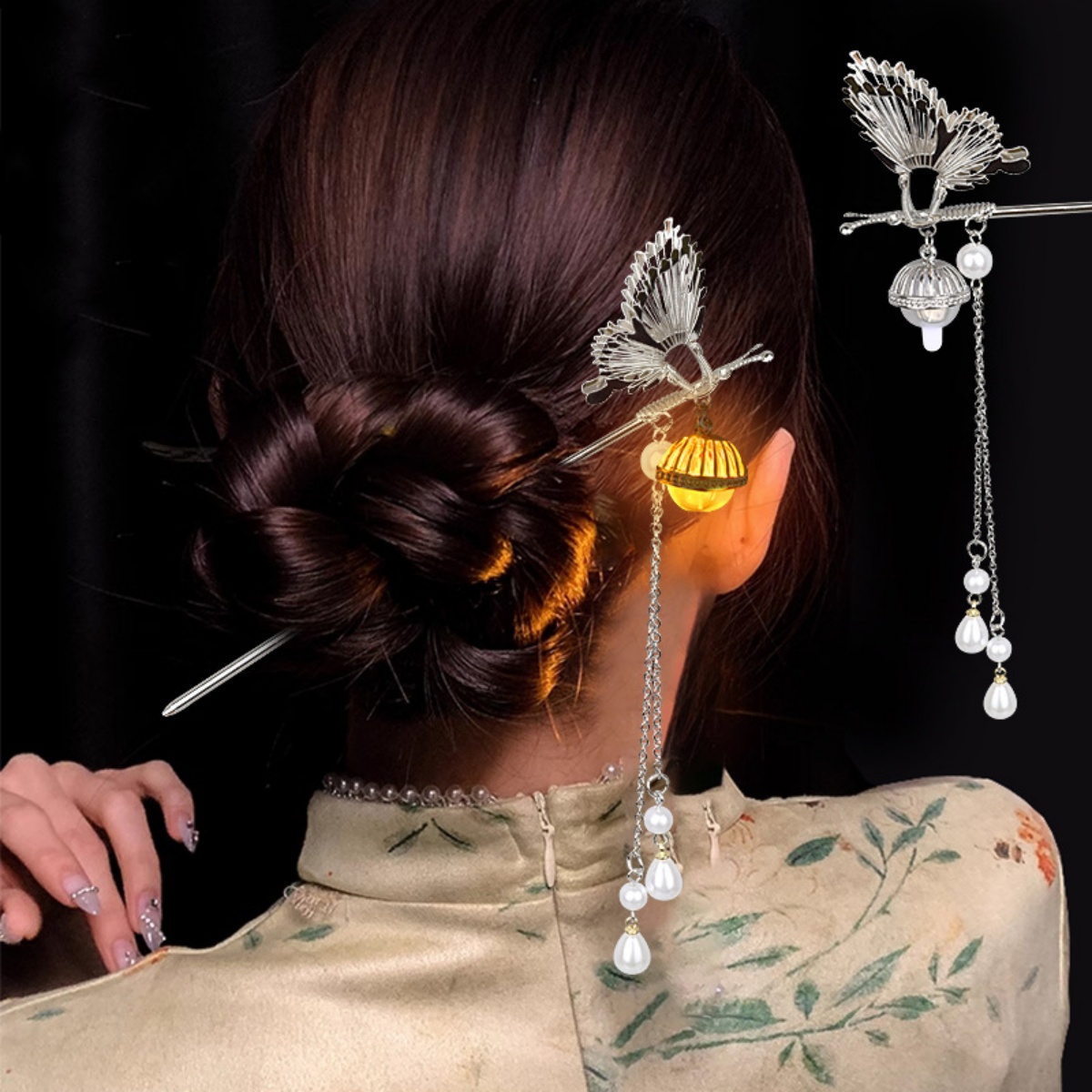 Luminous Flower Hairpin For Wo - огляд і ціна Women Accessories Shop