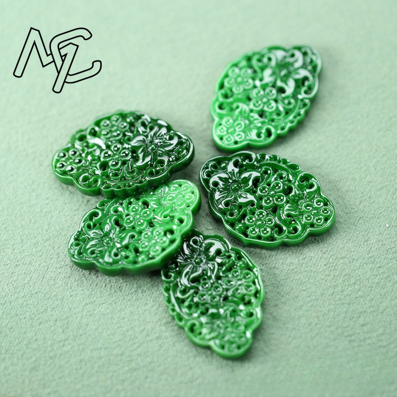 2pcs DIY Natural Dry Green Eme - огляд і ціна Women'S Accessories Jewelry