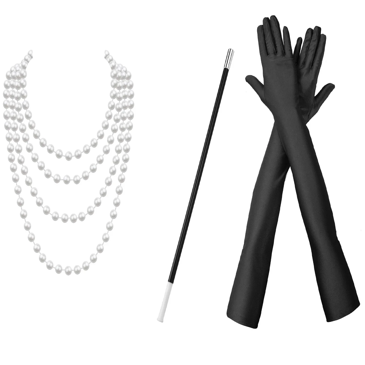 3PCS/set  1920s Flapper Dress  - огляд і ціна Women'S Accessories In The 1920S
