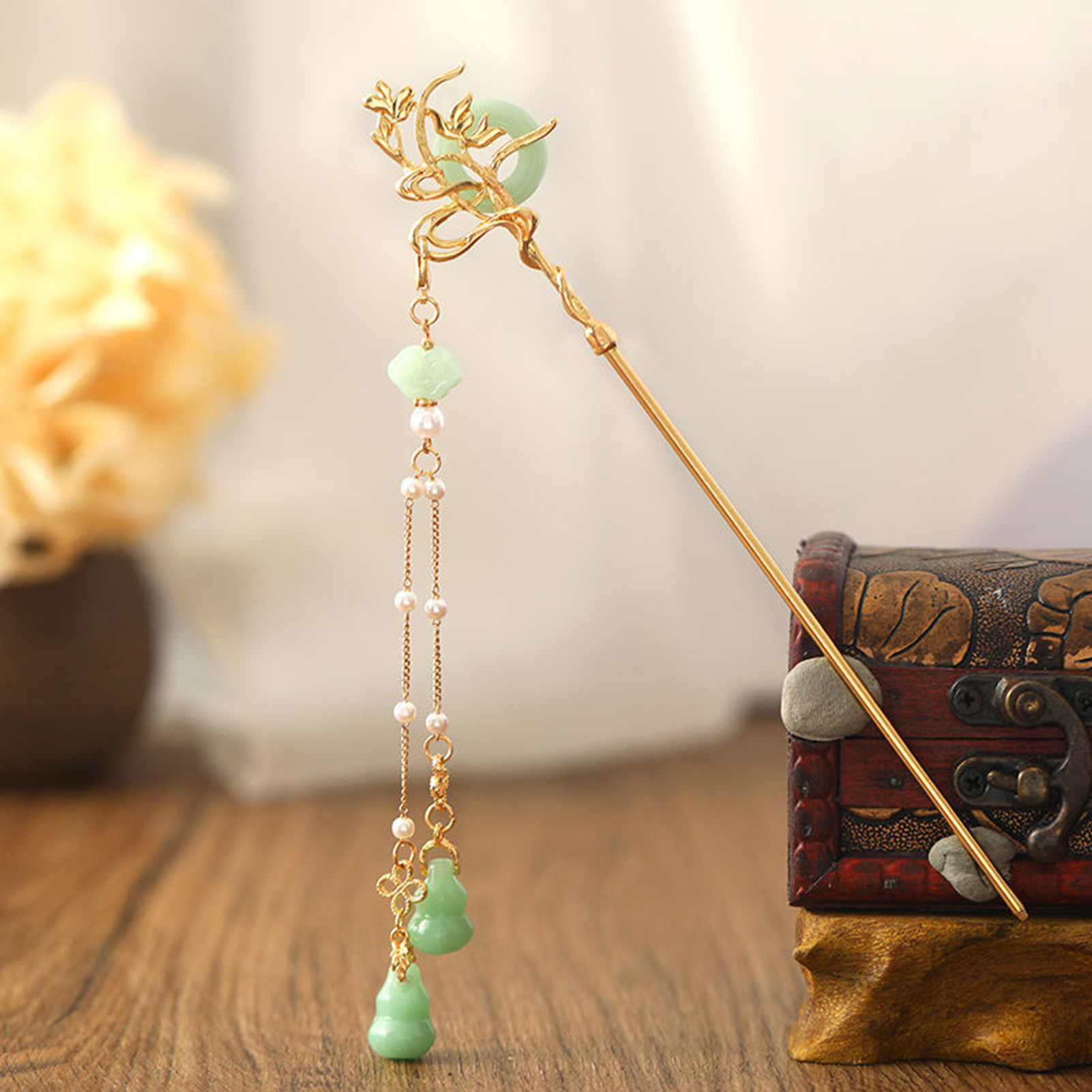 Chinese Style Glass Hairpin Fo - огляд і ціна Women Accessories Shop