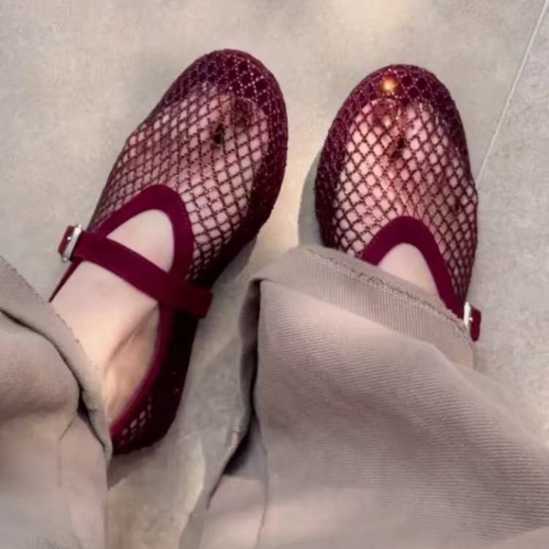 Hollow Rhinestone Baotou Sanda - огляд і ціна Women'S Shoes And Accessories