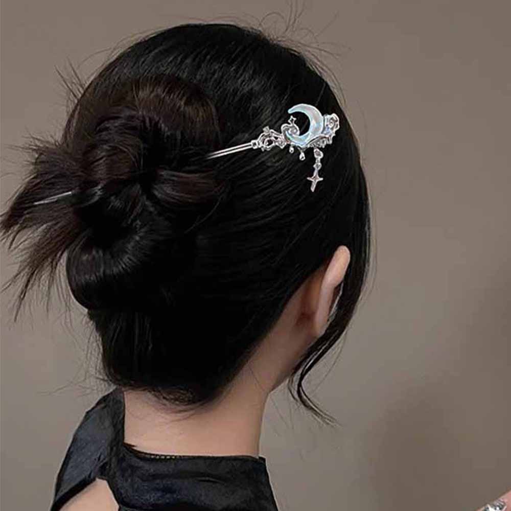 Moonstone Star Moon Hair Stick - огляд і ціна Women Accessories Shop
