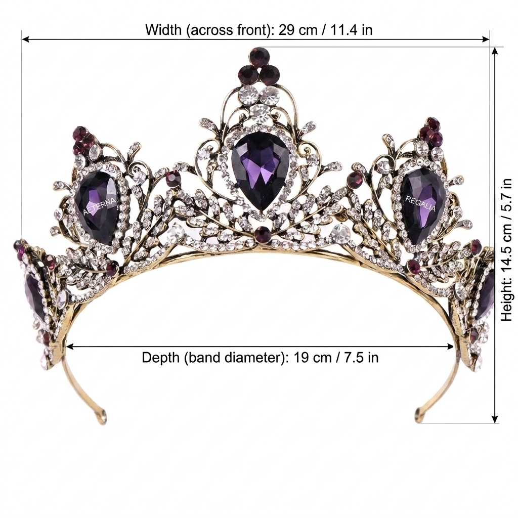 Crown Headpiece Lightweight Ba - огляд і ціна Women'S Accessories Jewelry