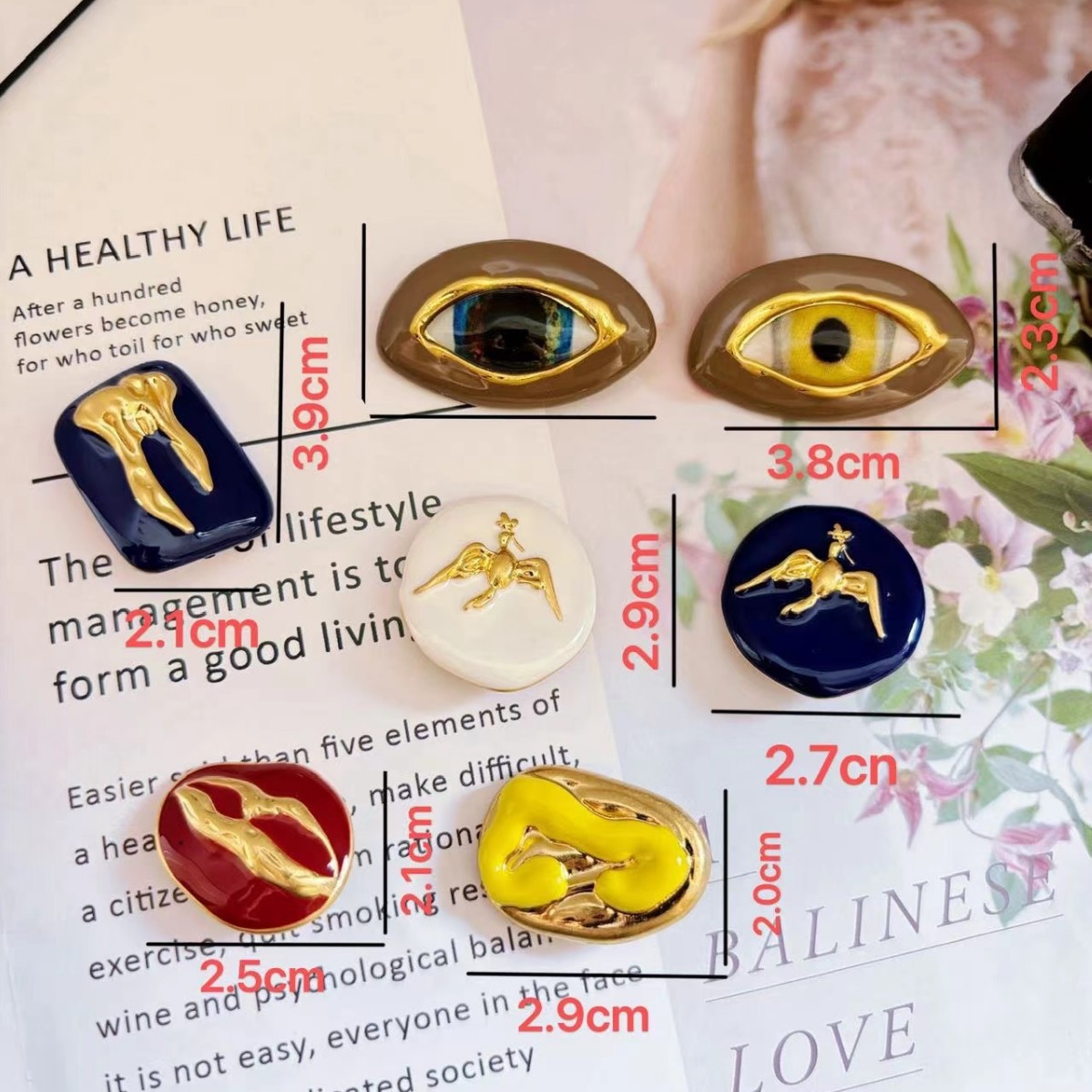 Europe America Colored Enamel  - огляд і ціна Accessories Brand For Women