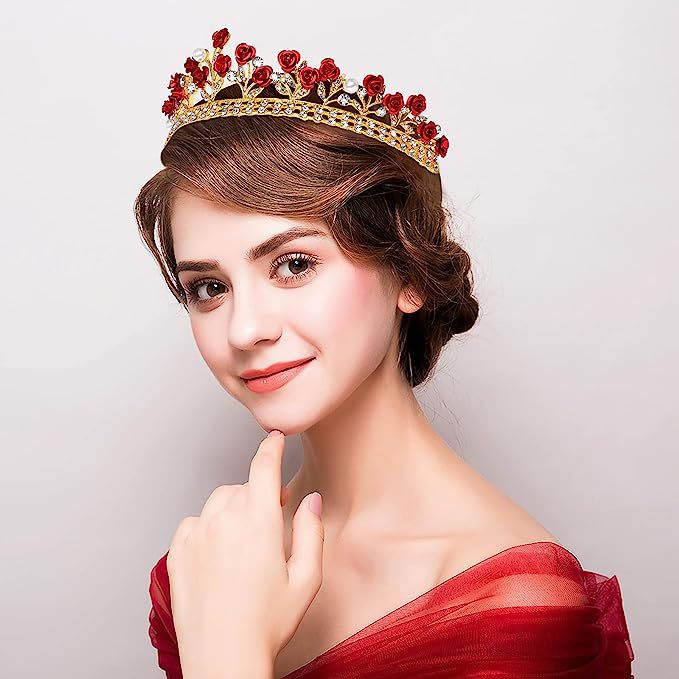 Baroque Ceramic Bridal Crown R - огляд і ціна Women'S Accessories Jewelry