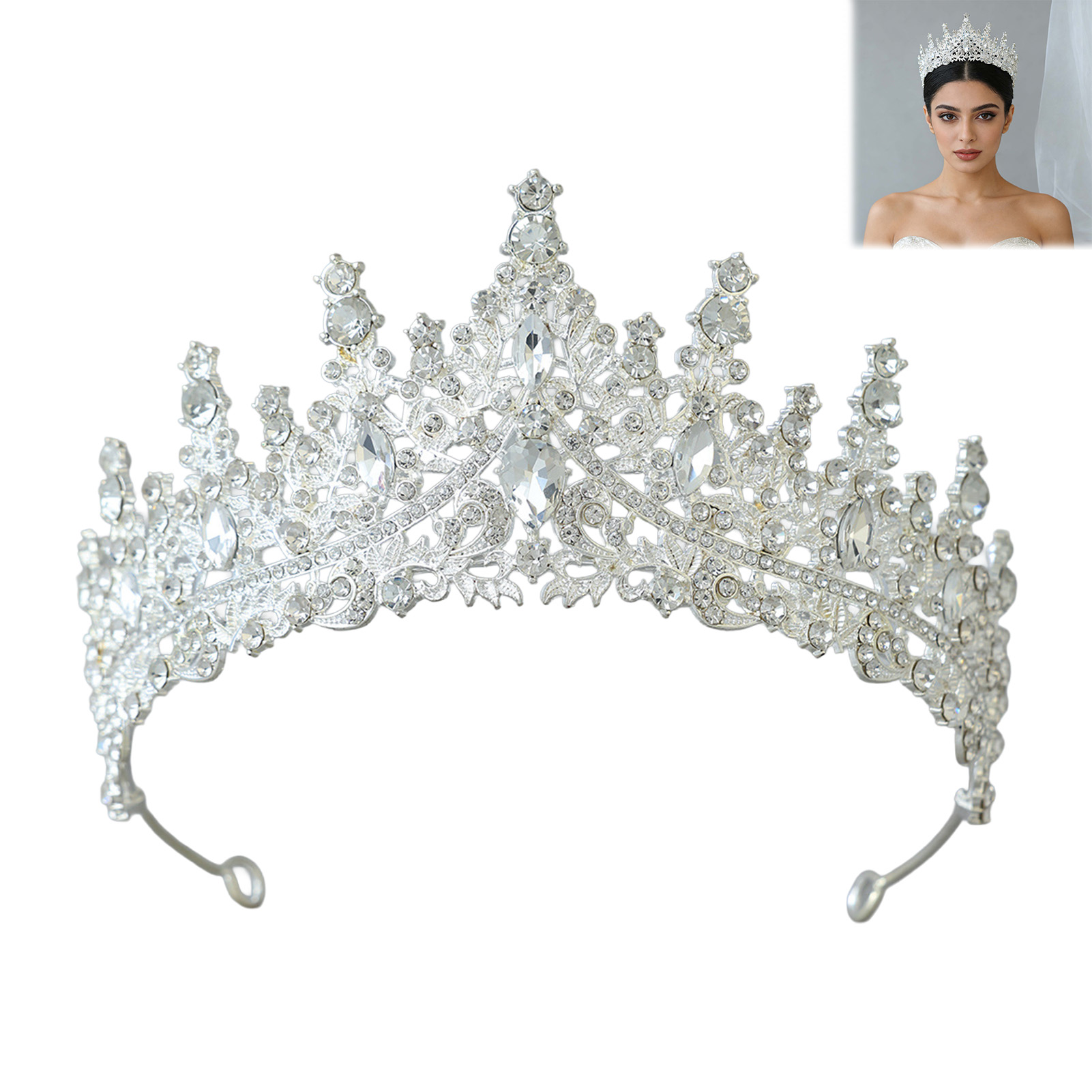Bridal Headpiece Sparkling Rhi - огляд і ціна Women'S Accessories Jewelry