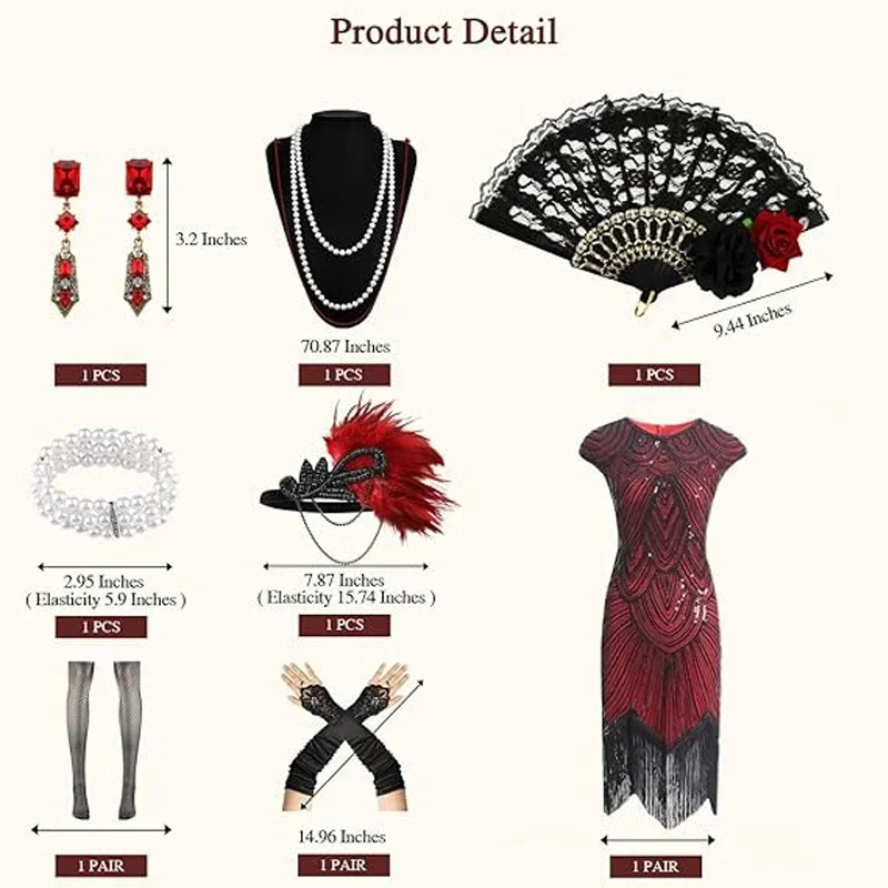 1920s Dresses for Women Flappe - огляд і ціна Women'S Accessories In The 1920S