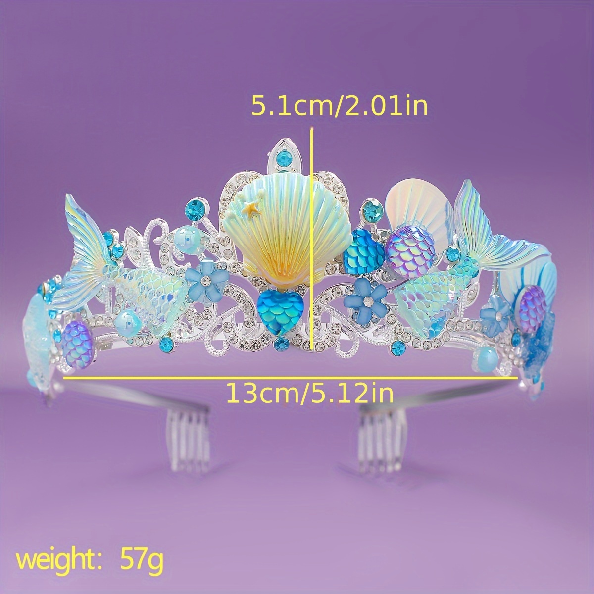 2025 New Mermaid Hair Comb Cro - огляд і ціна Women'S Accessories Jewelry